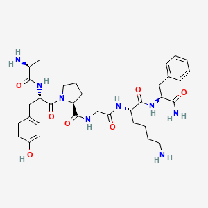 Chemical structure of PAR-4 Agonist Peptide, amide