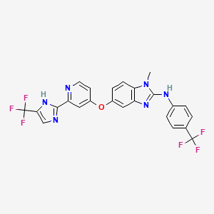 Chemical structure of RAF265