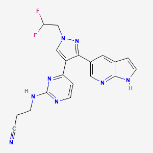 Chemical structure of PF-04880594