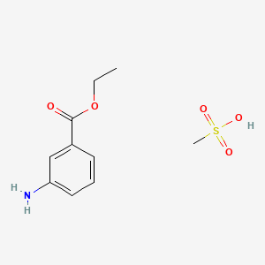Chemical structure of Metacaine