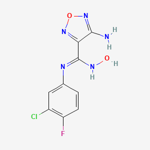 Chemical structure of INCB024360 analogue