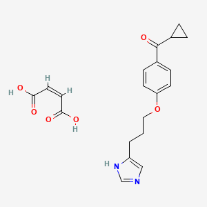 Chemical structure of Ciproxifan maleate
