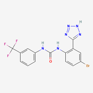 Chemical structure of NS 3623
