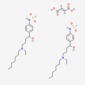 Chemical structure of Ibutilide Fumarate