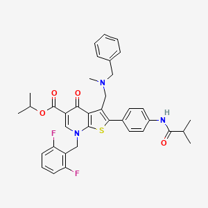 Chemical structure of T 98475
