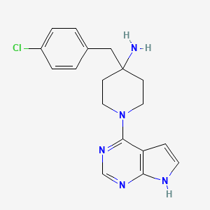 Chemical structure of CCT128930