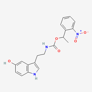 Chemical structure of NPEC-caged-serotonin