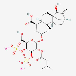 Chemical structure of atractyloside potassium salt