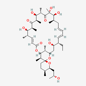 Chemical structure of 21-hydroxy Oligomycin A