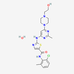 Chemical structure of Dasatinib Monohydrate