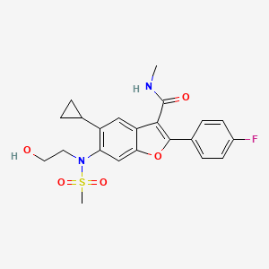 Chemical structure of Nesbuvir