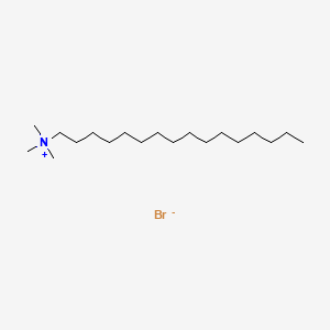 Chemical structure of Cetrimonium Bromide (CTAB)