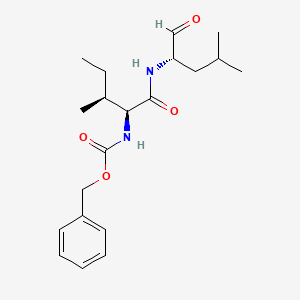 Chemical structure of Z-Ile-Leu-aldehyde