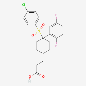 Chemical structure of MK-0752