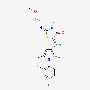 Chemical structure of CYM 50308