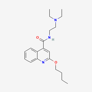 Chemical structure of Dibucaine