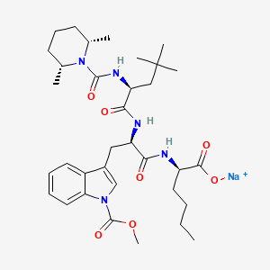 Chemical structure of BQ-788 sodium salt