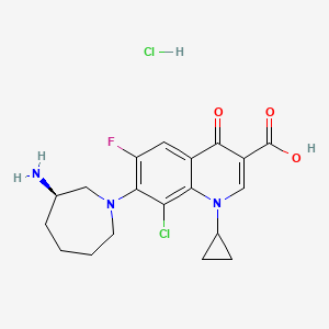 Chemical structure of Besifloxacin HCl