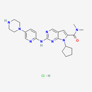 Chemical structure of LEE011 hydrochloride