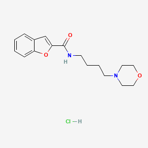 Chemical structure of CL 82198 hydrochloride