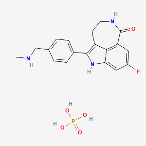 Chemical structure of Rucaparib Phosphate