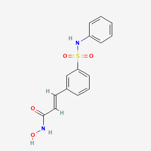 Chemical structure of Belinostat