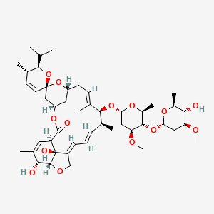 Chemical structure of Abamectin B1B