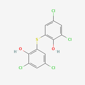 Chemical structure of Bithionol
