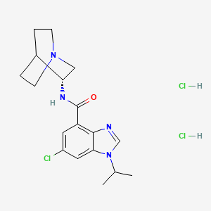 Chemical structure of RS 16566 dihydrochloride