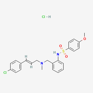 Chemical structure of KN-92 hydrochloride