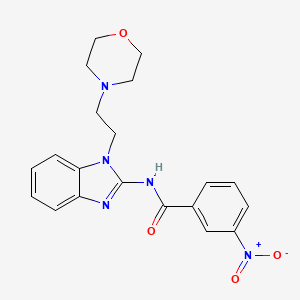 Chemical structure of IRAK-1/4 inhibitor