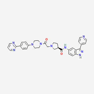 Chemical structure of SCH772984