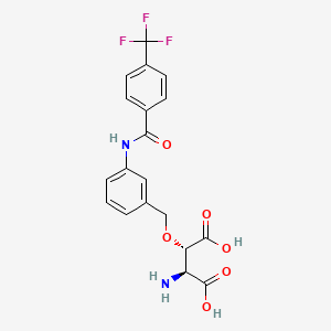 Chemical structure of TFB-TBOA