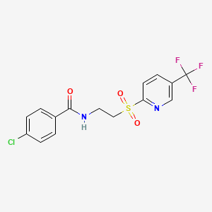 Chemical structure of GSK3787