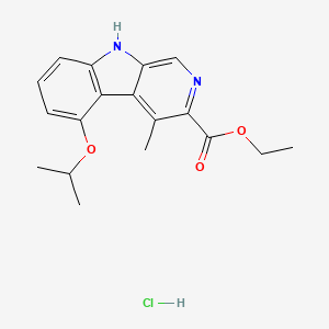 Chemical structure of ZK 93426 hydrochloride