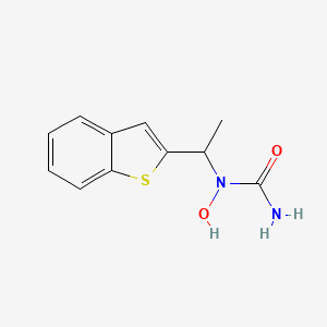 Chemical structure of Zileuton