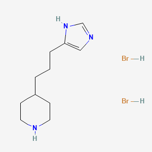 Chemical structure of VUF 5681 dihydrobromide