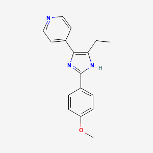 Chemical structure of SB 202474