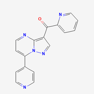 Chemical structure of Ocinaplon