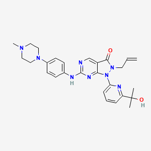 Chemical structure of MK-1775