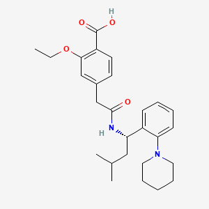 Chemical structure of Repaglinide