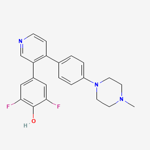 Chemical structure of LJH685