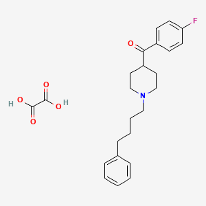 Chemical structure of 4F 4PP oxalate