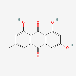 Chemical structure of Emodin