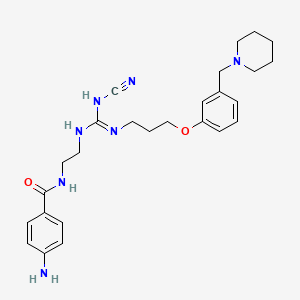 Chemical structure of Aminopotentidine