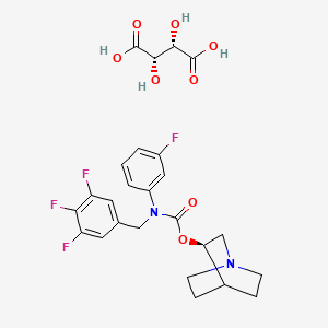 Chemical structure of Tarafenacin D-tartrate