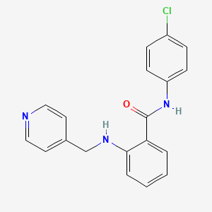 Chemical structure of VEGFR Tyrosine Kinase Inhibitor II
