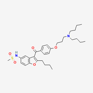 Chemical structure of Dronedarone