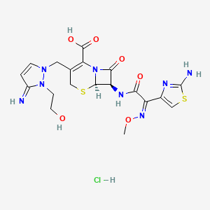 Chemical structure of Cefoselis hydrochloride