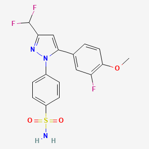 Chemical structure of Deracoxib